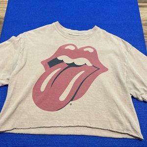 rolling stones crop top